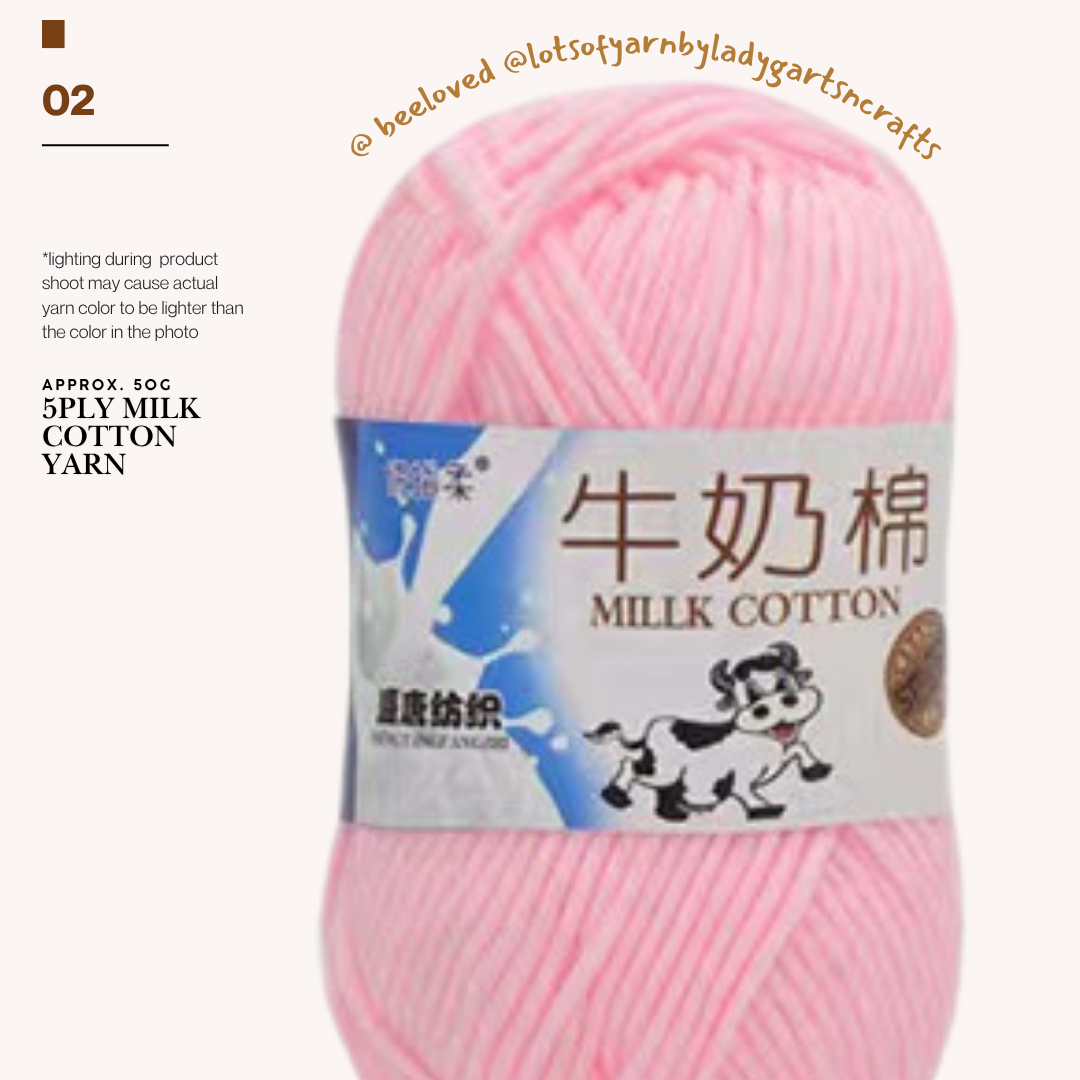 5PLY MILK COTTON 50G