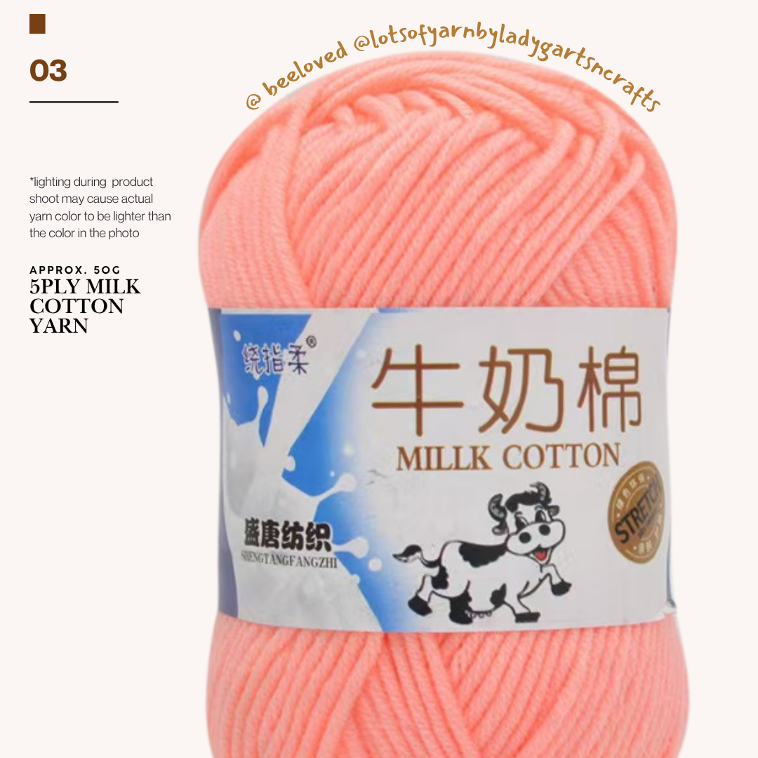 5PLY MILK COTTON 50G