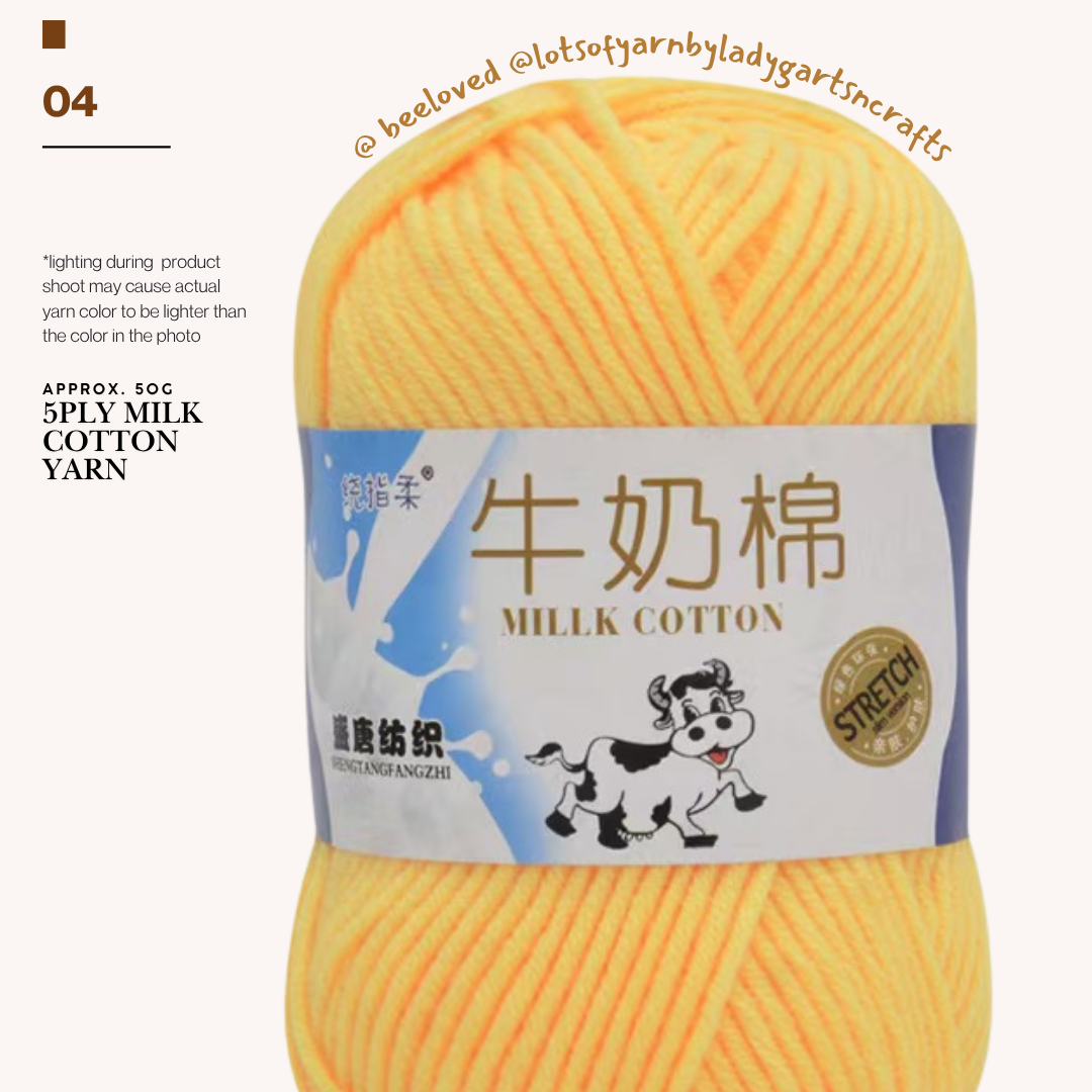 5PLY MILK COTTON 50G