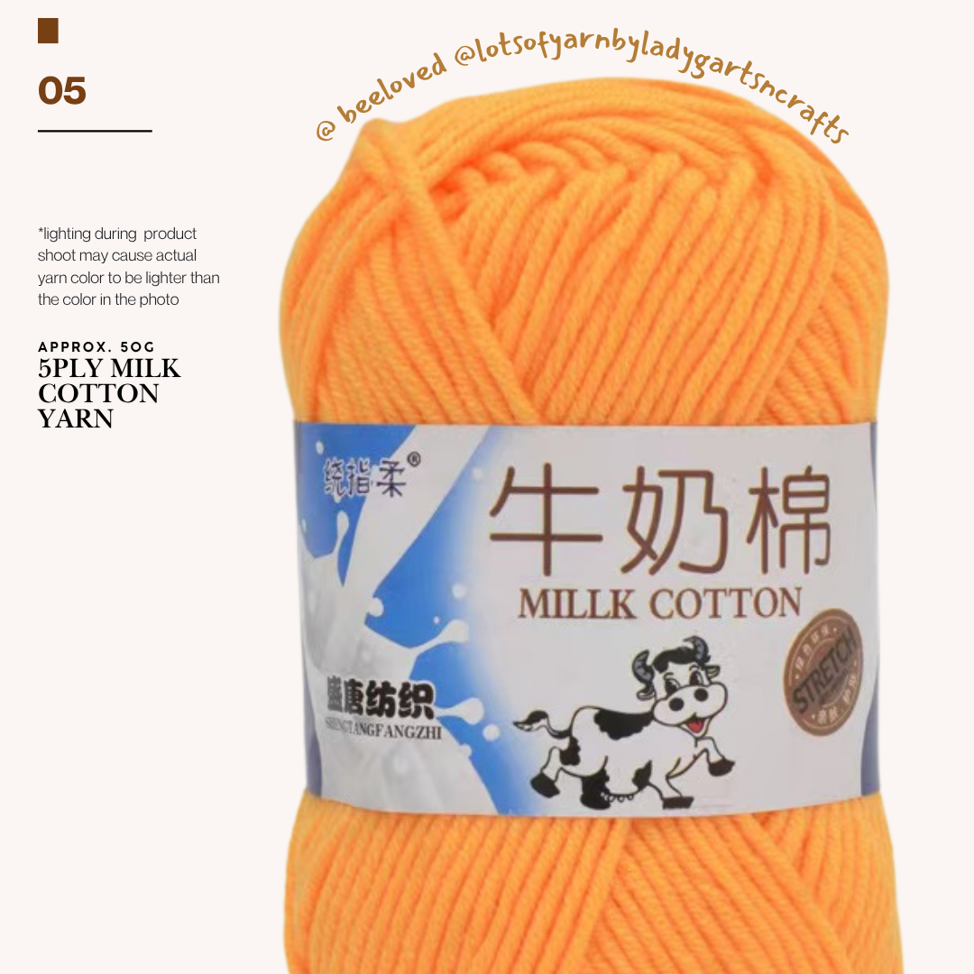5PLY MILK COTTON 50G