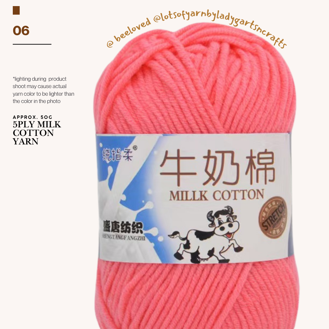 5PLY MILK COTTON 50G