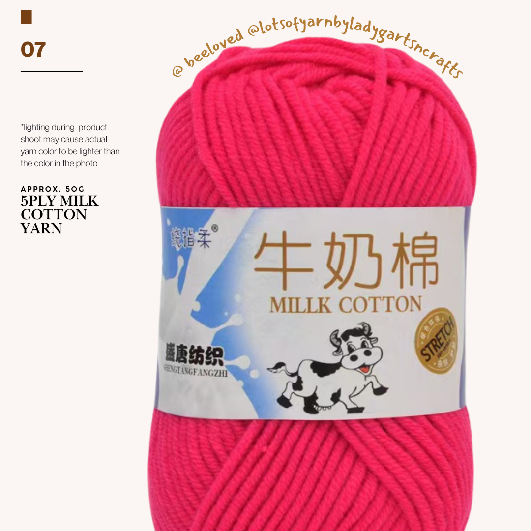 5PLY MILK COTTON 50G