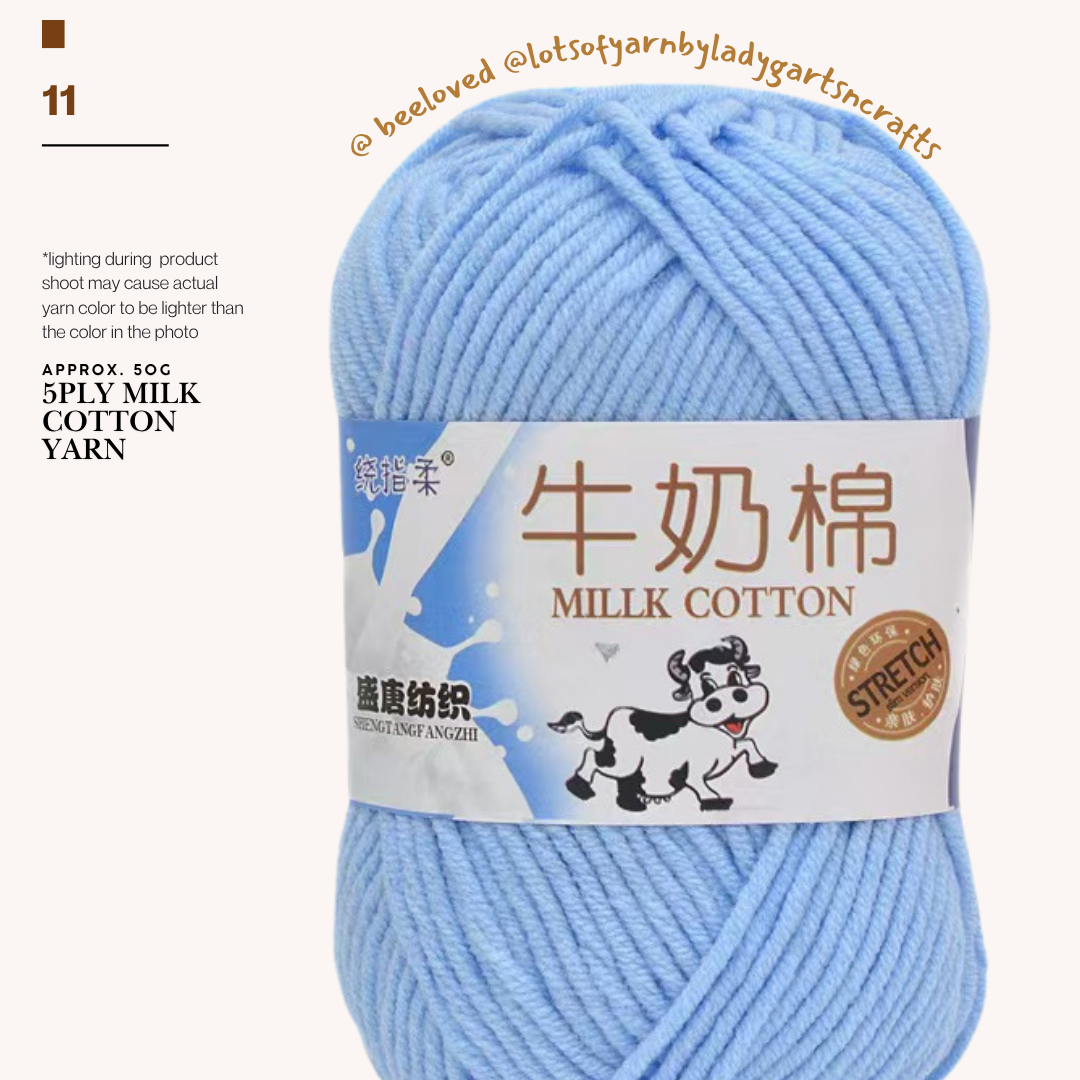 5PLY MILK COTTON 50G