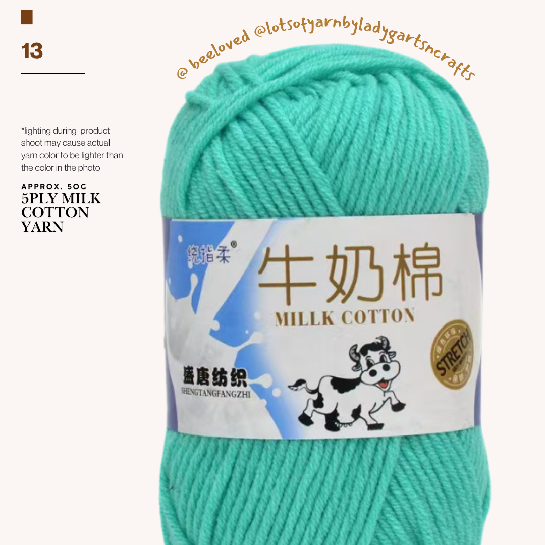 5PLY MILK COTTON 50G