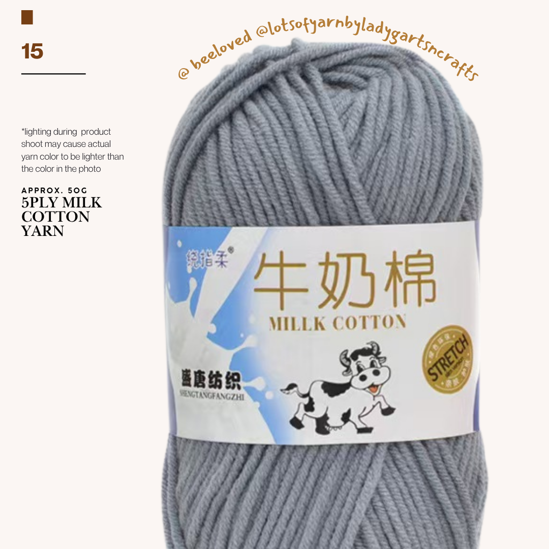 5PLY MILK COTTON 50G