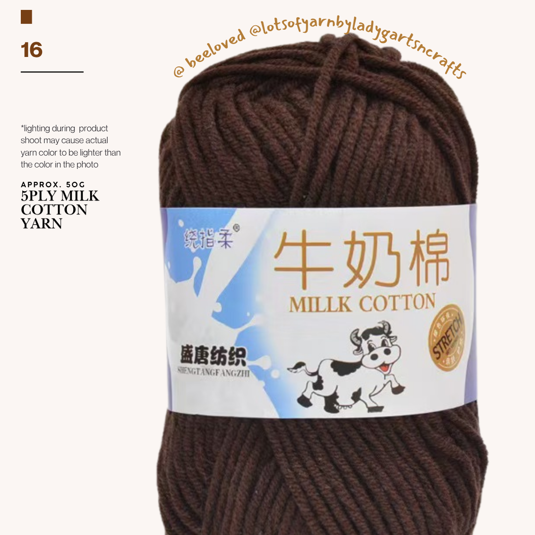 5PLY MILK COTTON 50G