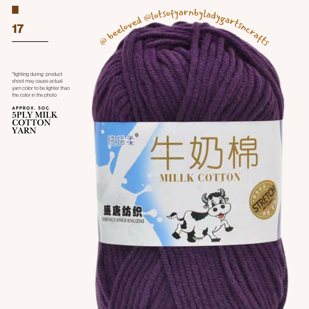 5PLY MILK COTTON 50G