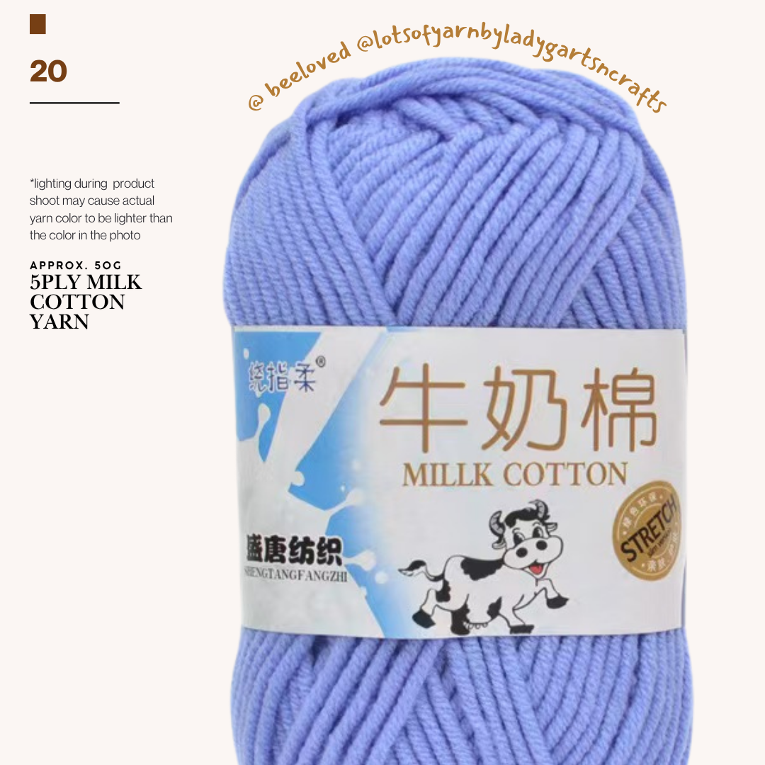 5PLY MILK COTTON 50G